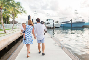 The Murphys' Christmas photo shoot 2020 at Sailfish Marina