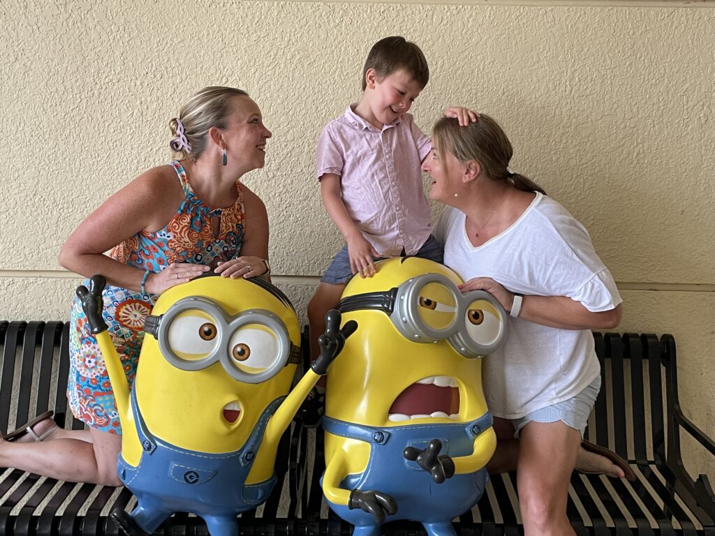 The Murphys playing around with Minions