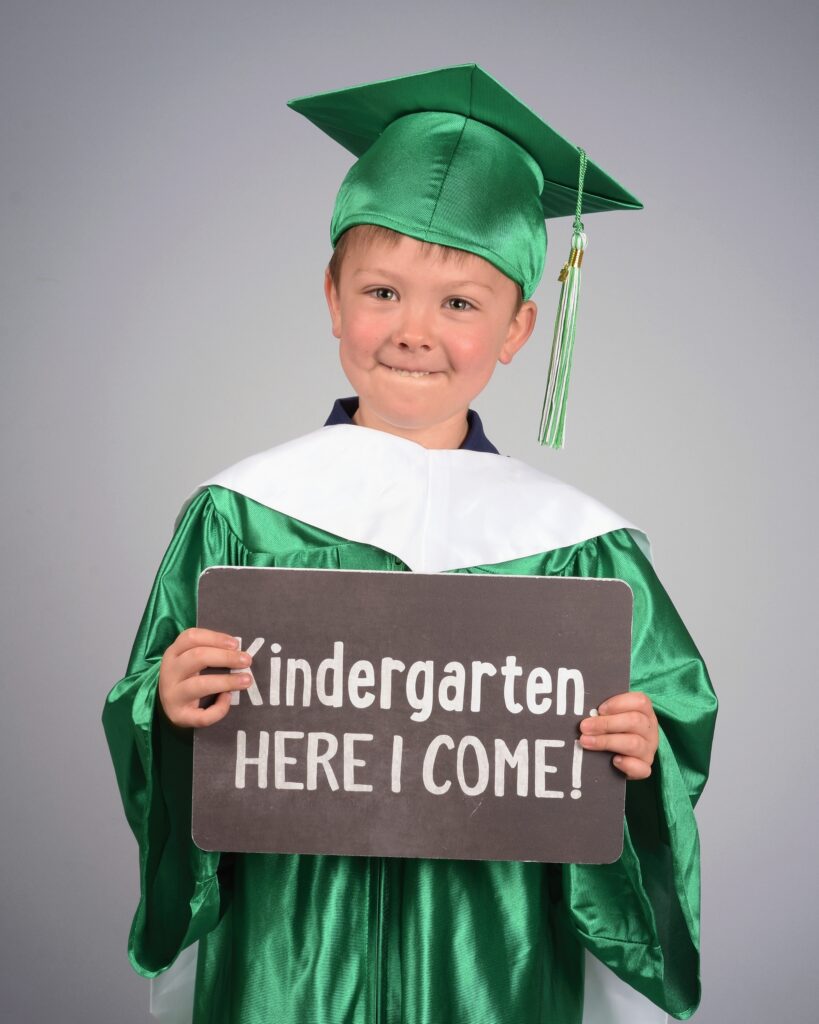 Trey school photo - Kindergarten here I come